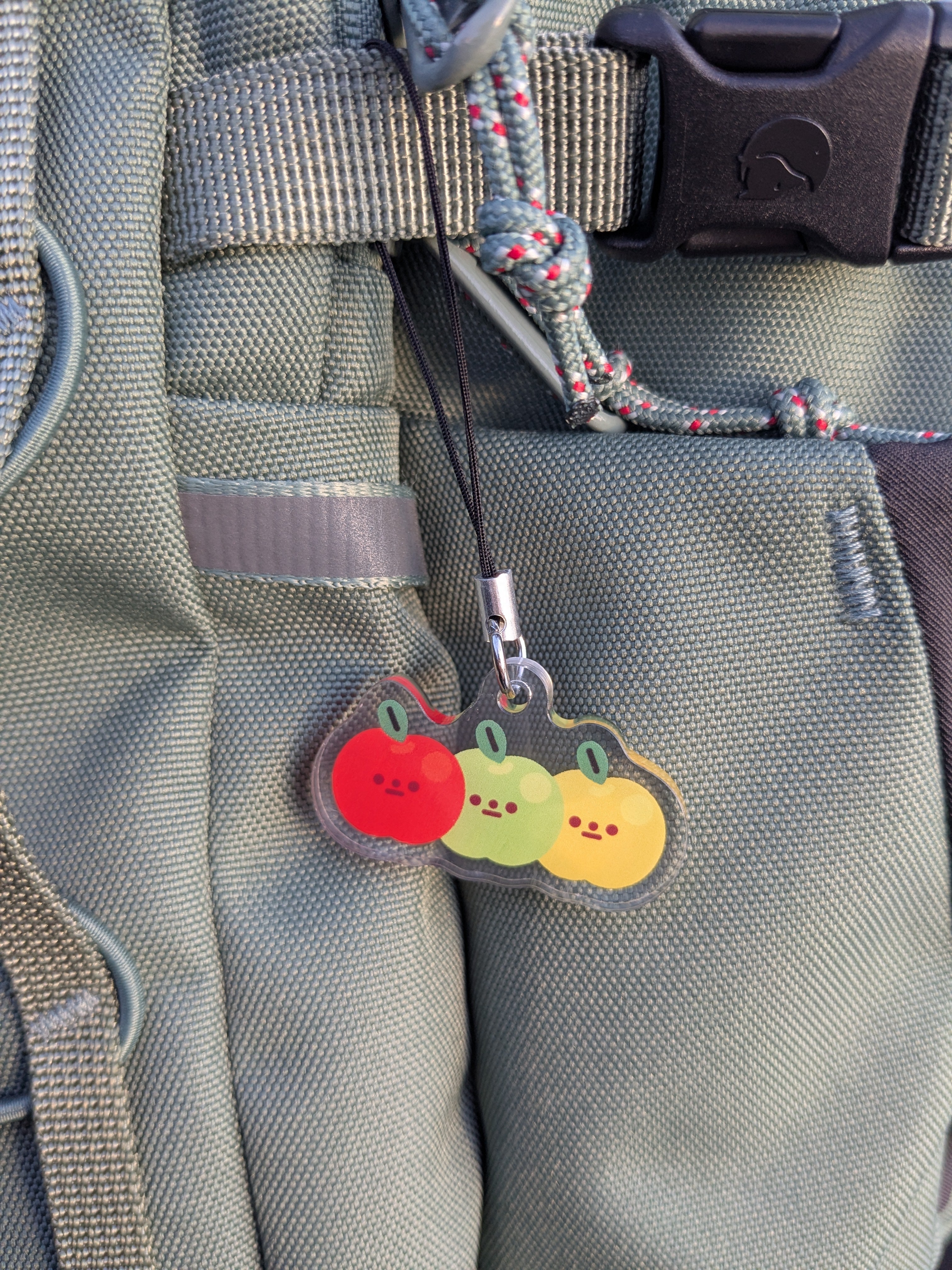 Lanyard | Colorful fruit sticker design